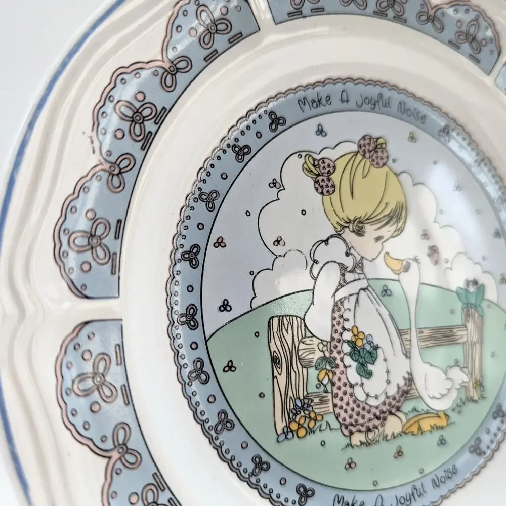 Vintage 1992 Precious Moments “Make a Joyful Noise” Dinner Plate – 10.5” Enesco